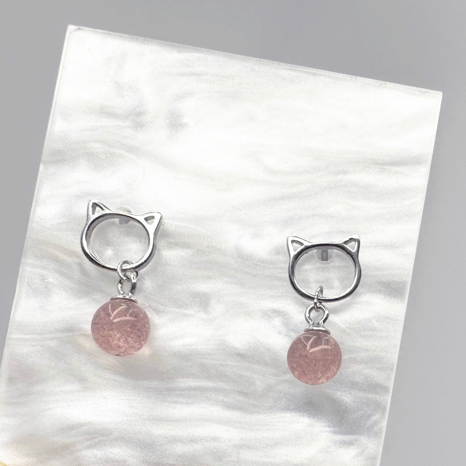 Sterling Silver Andralok Cute Pig Face Earrings | TheCharmWorks.com