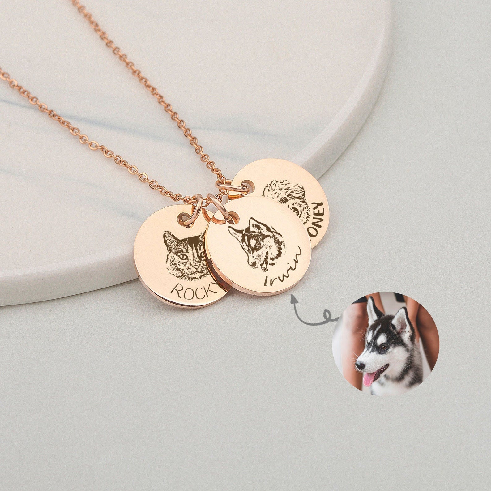 Custom deals animal necklace